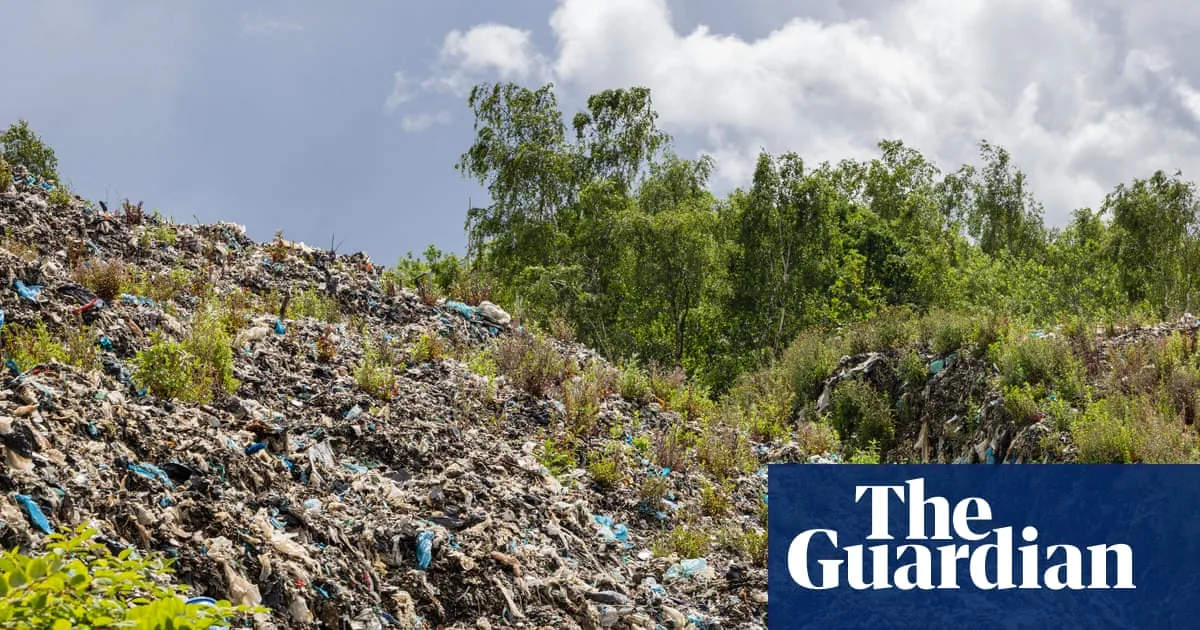 Illegal waste piled high at a dump site targeted for taxpayer-funded clearance